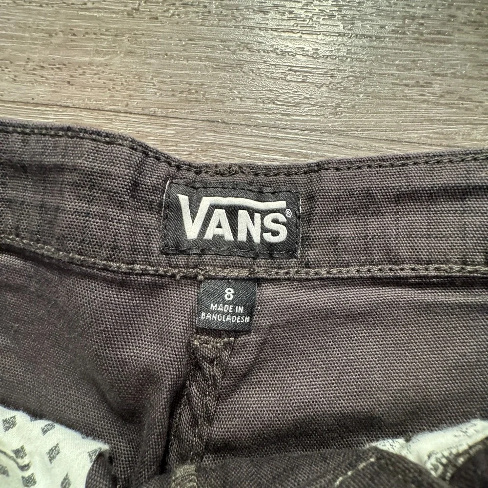 Vans Cargo Shorts Youth 8 Gray Ripstop Skate‎ Skater Outdoor 24W 9